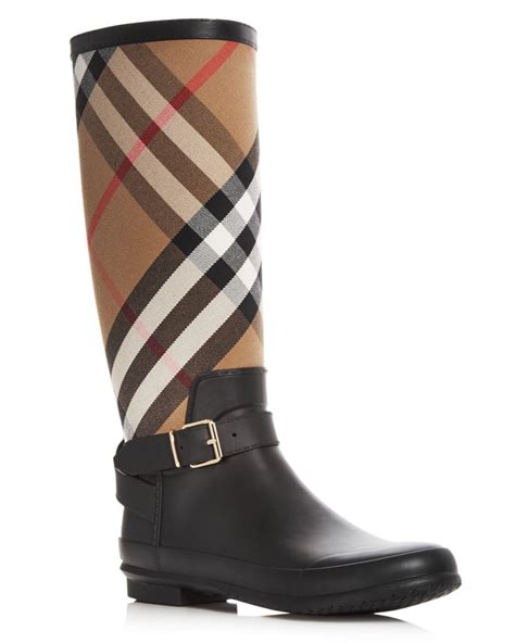 burberry signature rain boots|burberry rain boots for women's.